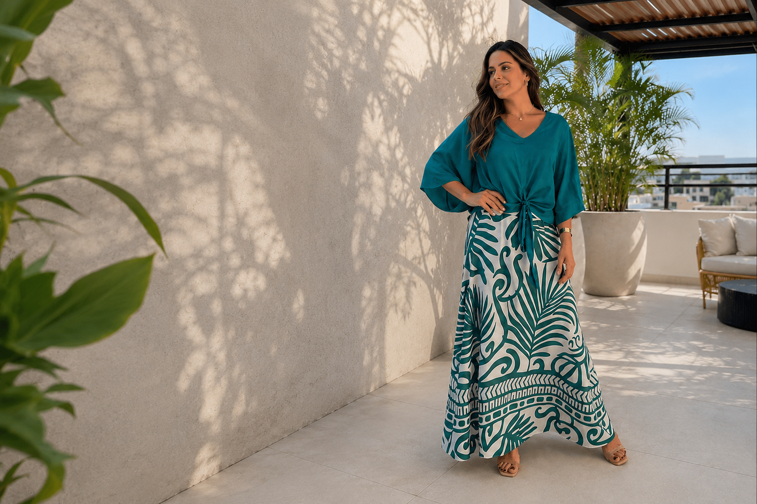Conjunto verde Zona Chic